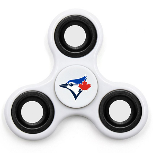 MLB Toronto Blue Jays 3 Way Fidget Spinner I37 - White - Click Image to Close